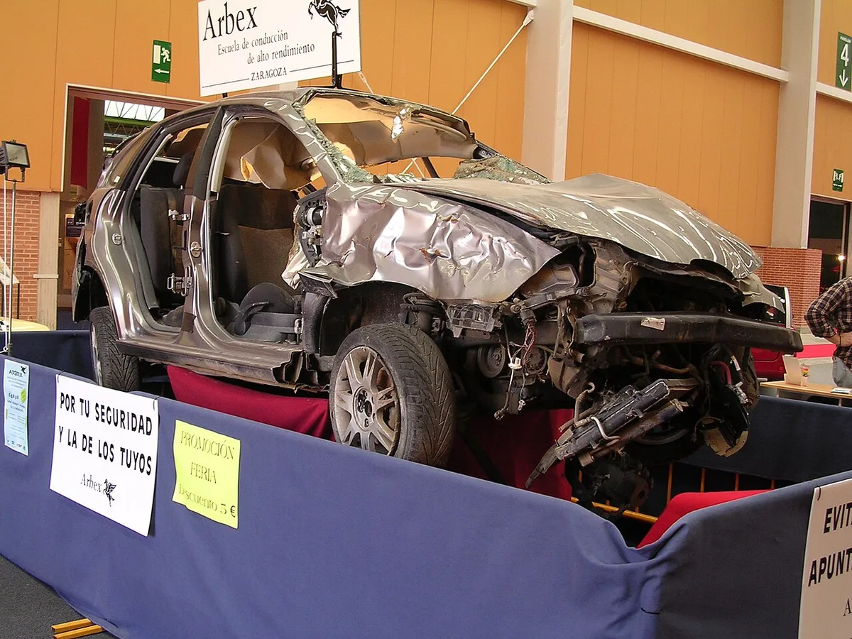 car seat after a crash