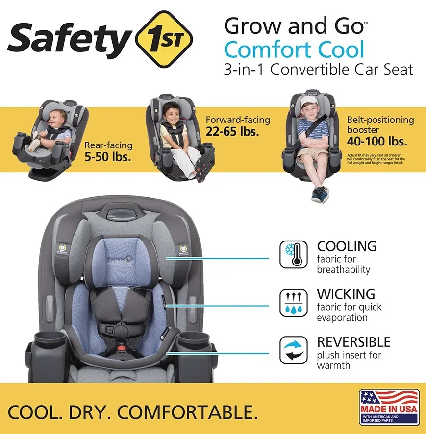 car seat manufacturer limits