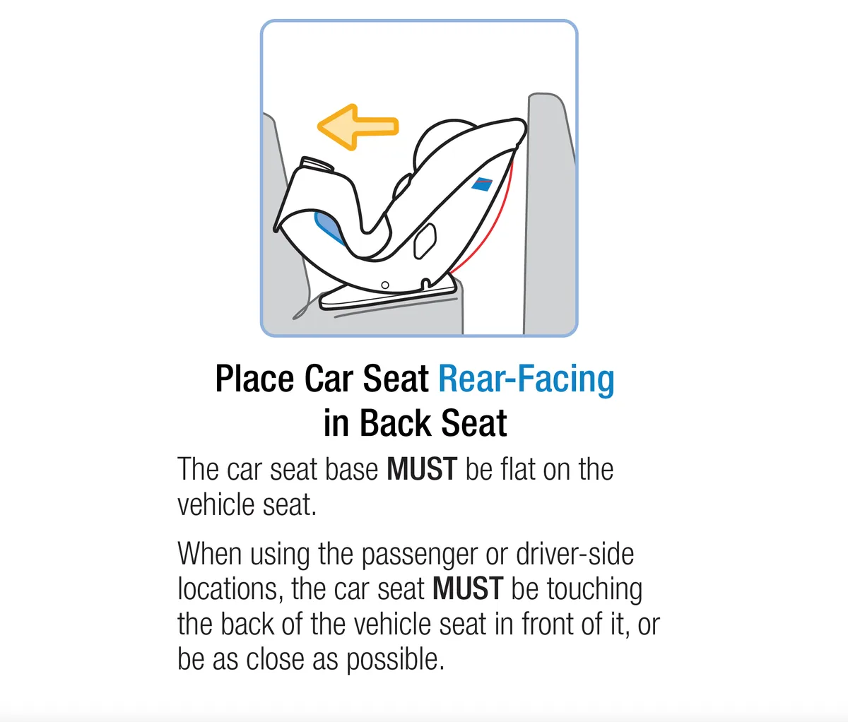 front passenger seat airbag danger to rear-facing car seat